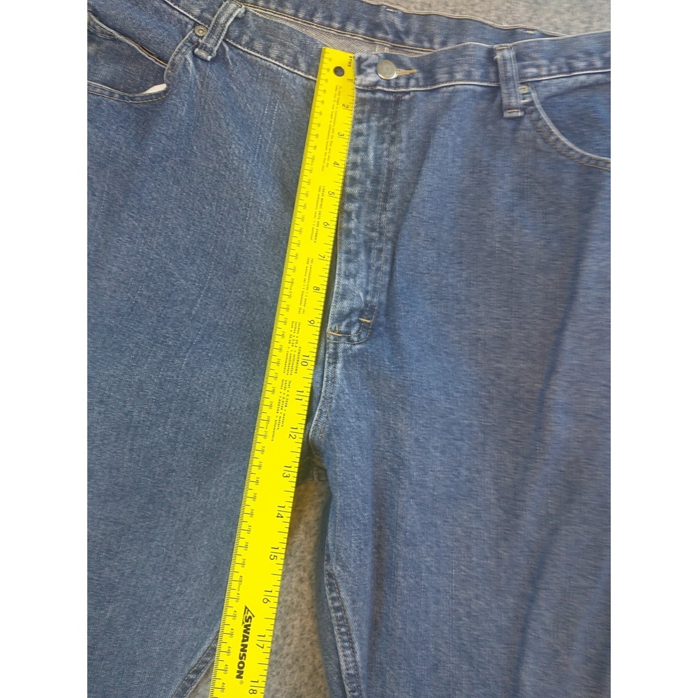 Wrangler Jeans Men's 40x29 Blue Relaxed Fit Premium Quality Denim 97601VR Chore - Picture 8 of 16